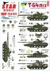 Star Decals 72-A1121 War in Ukraine # 4. Ukrainian T-64 mix in 2022 war 1/72